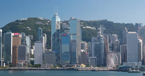 ビクトリア港 2018 香港のランドマーク — ストック写真