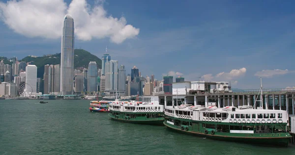 Victoria Harbour Hong Kong April 2018 Hong Kong Urban City — Stock Photo, Image