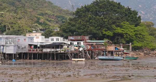 Tai O, Hong Kong - 03 Mayıs, 2018: Tai O balıkçı köyü