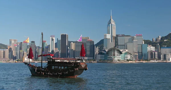 Victoria Harbour Hongkong Hongkong Kwietnia 2018 Landmark Hong Kong — Zdjęcie stockowe