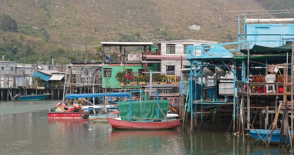 Tai O, Hong Kong - 03 Mayıs, 2018: Hong Kong eski balıkçı köyü