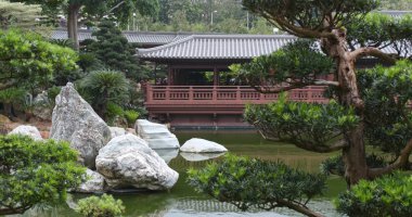 Diamond hill, Hong Kong - 21 Nisan, 2018: Chi Lin Nunnery