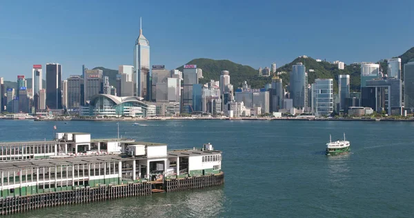 Victoria Harbour Hong Kong April 2018 Hong Kong Urban City — Stock Photo, Image