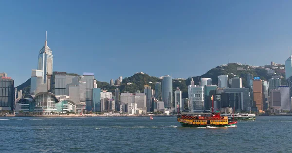 Victoria Harbour Hong Kong Aprile 2018 Porto Hong Kong — Foto Stock