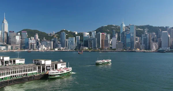 Victoria Harbor Hong Kong May 2018 Hong Kong Landscape — Stock Photo, Image