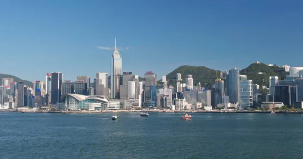 Victoria Harbour Hong Kong Aprile 2018 Hong Kong Urban City — Foto Stock