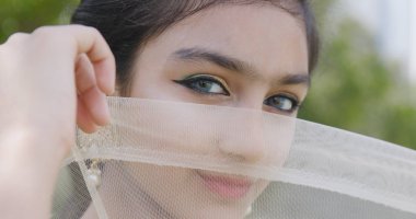 Genç güzel Pakistan kadın 