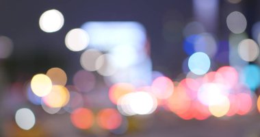 Cityscape görünümünü geceleri bulanıklık