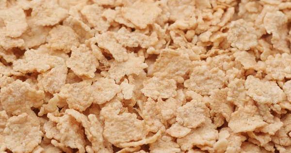 Stapel Von Cornflakes Aus Nächster Nähe — Stockfoto