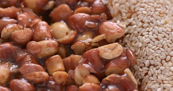 Dulce Tradicional Chino Maní Frágil — Foto de Stock