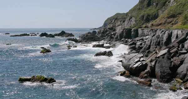 Sole Del Paesaggio Con Doufu Cape Nella Città Yilan — Foto Stock