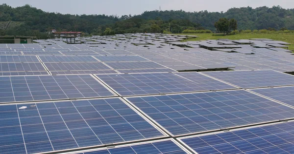 Solar Panel Power Station — Stock Photo, Image