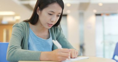 Onu test için öğrenci çalışma