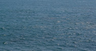 Dalgalar deniz ve güneş ışığı görünümü