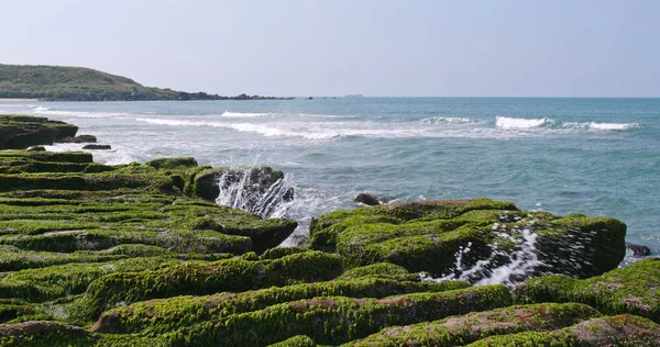 Groene Rif Laomei Taipei City — Stockfoto