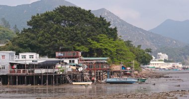 Tai O, Hong Kong - 03 Mayıs, 2018: Hong Kong eski balıkçı köyü