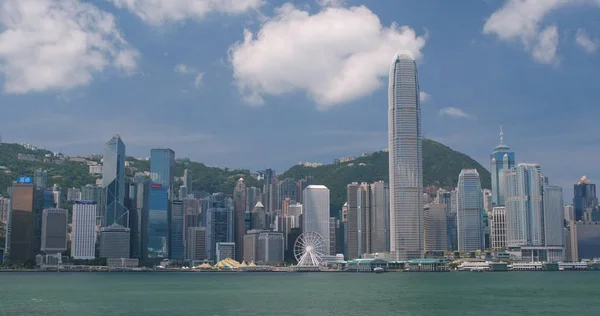 Victoria Harbour Hong Kong April 2018 Hong Kong Urban City — Stock Photo, Image