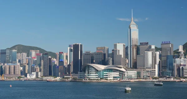 Victoria Harbor Hongkong Hongkong Maja 2018 Miejskich Miasta Hongkong — Zdjęcie stockowe