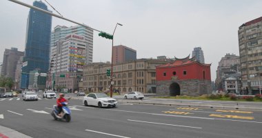 Taipei city, Tayvan - 27 Mayıs, 2018: Taipei city norther kapısı