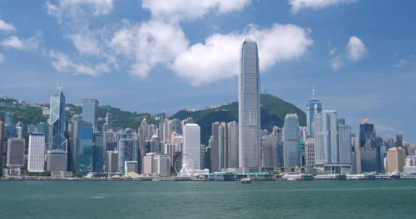 Victoria Harbor Hong Kong May 2018 Hong Kong Cityscape — Stock Photo, Image