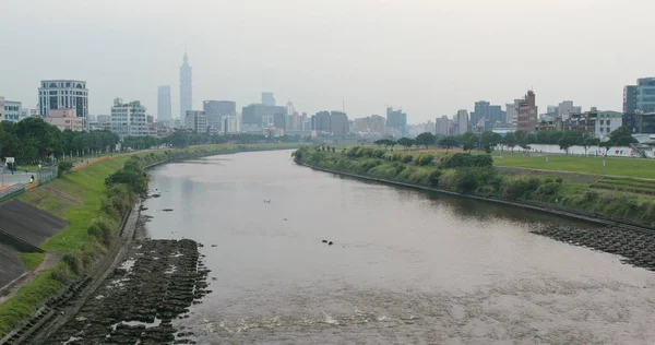 台北市 2018年5月 台北市大气污染 — 图库照片