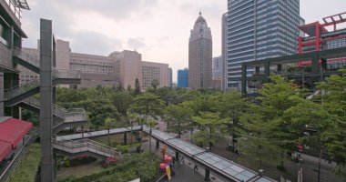 Xinyi ilçe, Tayvan - 30 Mayıs, 2018: Taipei city iş bölgesinde
