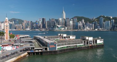 Victoria Limanı, Hong Kong - 31 Mayıs, 2018: Hong Kong şehir