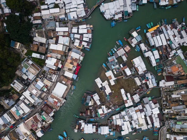 Tai Hong Kong May 2018 Top View Hong Kong Fishing — Stock Photo, Image