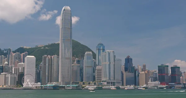 Victoria Harbour Hong Kong Duben 2018 Panoráma Města Hong Kong — Stock fotografie