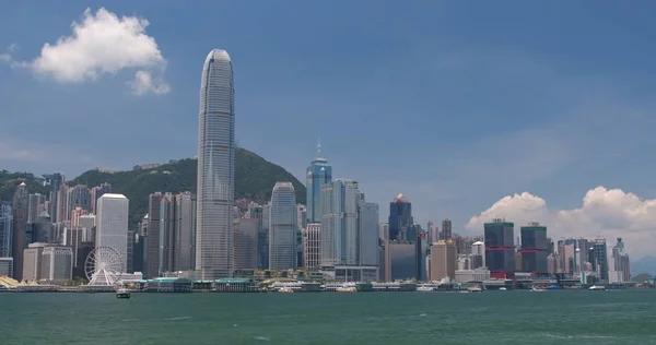 Victoria Harbor Hong Kong Mayo 2018 Paisaje Hong Kong — Foto de Stock