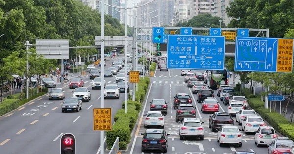 Shenzhen Bay China Julho 2018 Rua Shenzhen Cidade — Fotografia de Stock