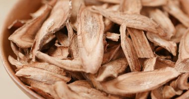 Kuru burdocks yığını kapat