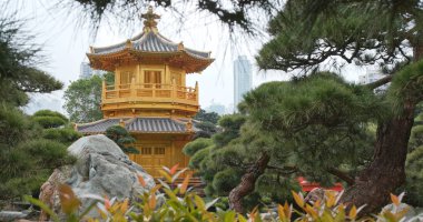Diamond hill, Hong Kong - 21 Nisan, 2018: Chi Lin Nunnery
