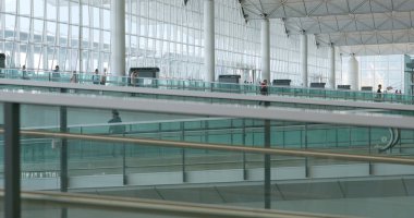 Chek Lap Kok, Hong Kong - 05 Ağustos, 2018: Hong Kong Havaalanı