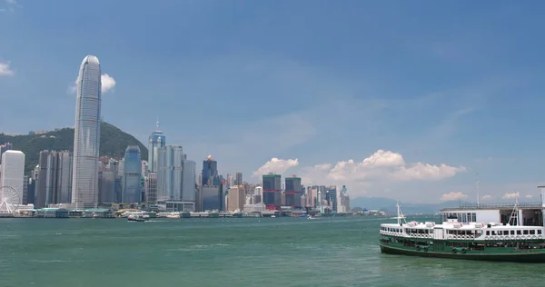 Victoria Harbor Hong Kong May 2018 Hong Kong Urban Cityscape — Stock Photo, Image