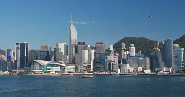 Victoria Harbor, Hong Kong - 31 Mayıs, 2018: Hong Kong kentsel şehir