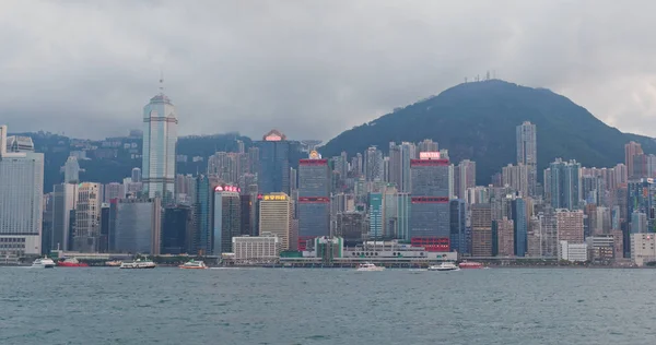 Victoria Harbor Hong Kong Luglio 2018 Hong Kong — Foto Stock