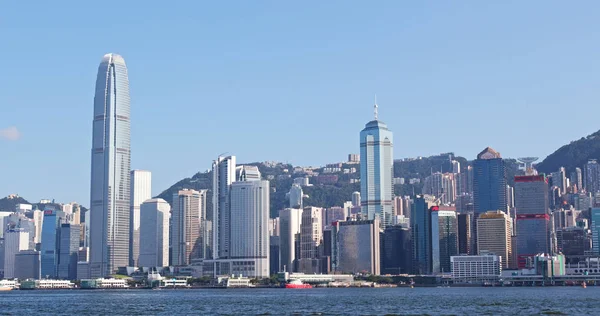 Victoria Harbor Hong Kong Julio 2018 Ciudad Hong Kong — Foto de Stock