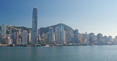 Victoria Limanı, Hong Kong - 31 Mayıs, 2018: Hong Kong şehir