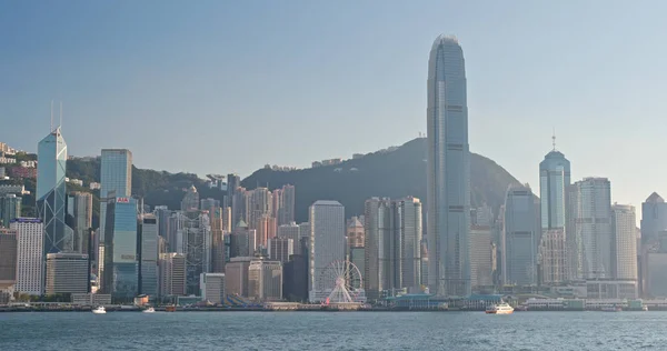 Victoria Harbor Hong Kong Mayo 2018 Paisaje Urbano Hong Kong —  Fotos de Stock