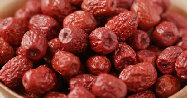 Getrockneter Roter Jujube Aus Nächster Nähe — Stockfoto