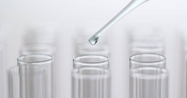 Test tüpleri biyoyakıt yakın çekim