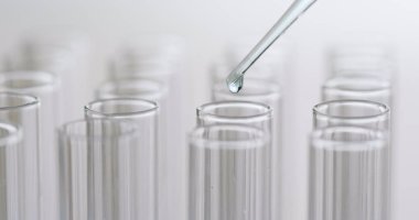 Damla sıvı test tüpleri