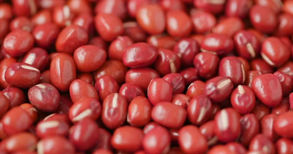 Stack Adzuki Beans Close — Stock Photo, Image