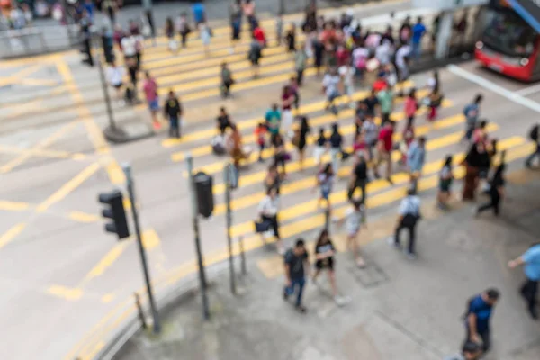 Θόλωση Της Πόλης Δρόμο Στο Χονγκ Κονγκ — Φωτογραφία Αρχείου