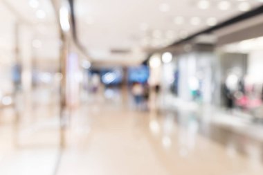 Alışveriş merkezinin bulanık görünümü