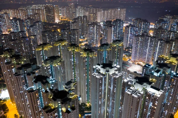 Hong Kong City Notte — Foto Stock