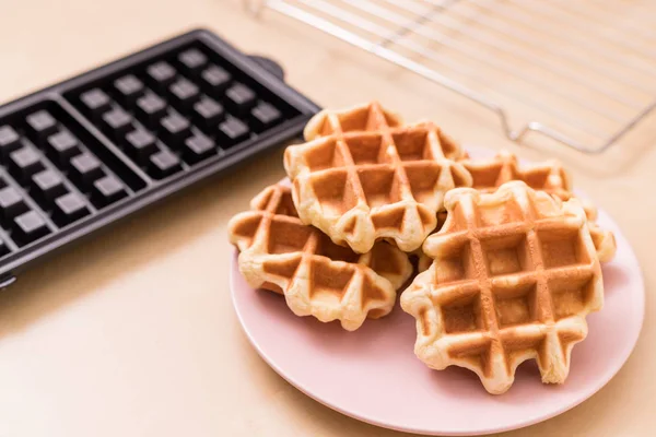 Gofres Belgas Caseros Casa — Foto de Stock