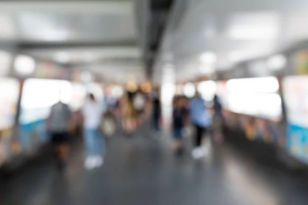 Bokeh Utsikt Över Gångbron — Stockfoto