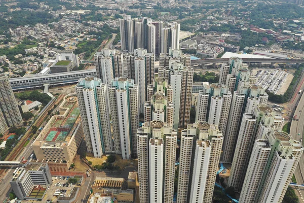 Top View Hong Kong Real Estate — Stock Photo, Image